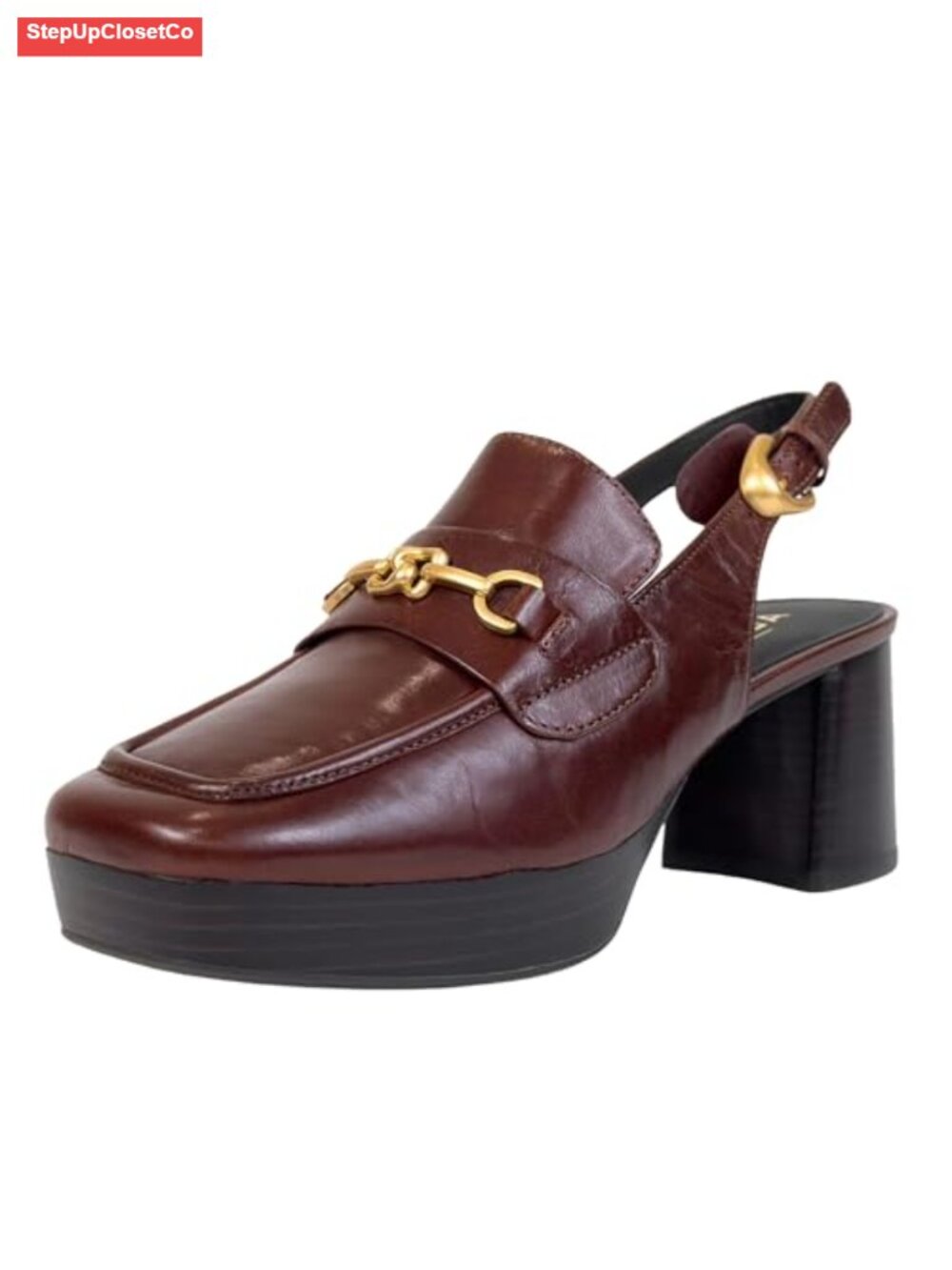 Aerosoles Womens Sorin Slingback Loafers with Block Heel